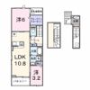 クレッシェンド石ヶ瀬の間取り画像