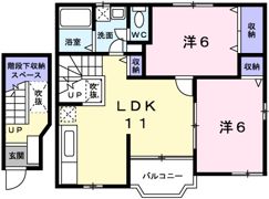 ブルーマウンテンⅢの間取り画像