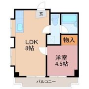 利久マンションの間取り画像