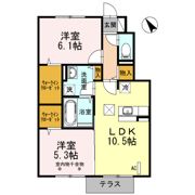 サスティナブル D-1の間取り画像