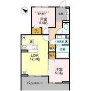（仮）D-ROOM八幡町の間取り画像