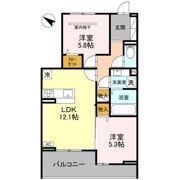 （仮）D-ROOM八幡町の間取り画像