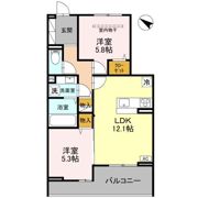 （仮）D-ROOM八幡町の間取り画像