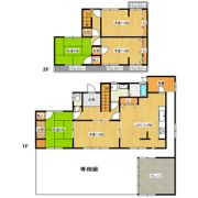 大淀町下渕戸建の間取り画像