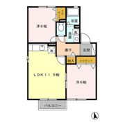 ロイヤルタウン蓬沢 ABCDの間取り画像