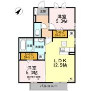 エスポワールコートの間取り画像