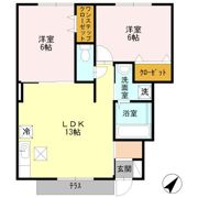 カーミー・呉竹 B棟の間取り画像