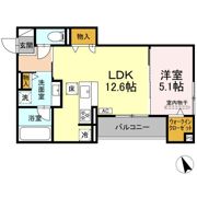ディーシャンブル 北町の間取り画像