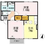 コスモスハウス Aの間取り画像