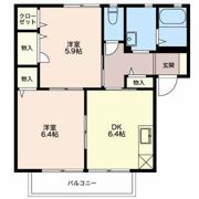 メゾンフルールの間取り画像