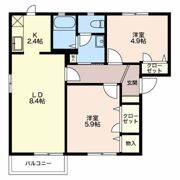 ノースビレッジの間取り画像