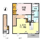セジュール深津の間取り画像
