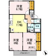 グレース東山本の間取り画像