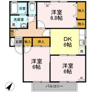 アムール A棟の間取り画像