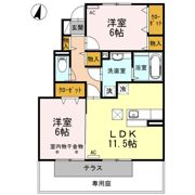 ソレイユⅠの間取り画像