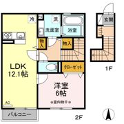 セリシール メゾンの間取り画像