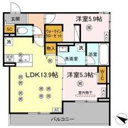 GrandValley 博多（ｸﾞﾗﾝﾊﾞﾚ ﾊｶﾀ）の間取り画像