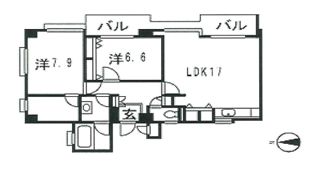 ビアン プラッセの間取り画像