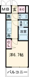 プレサンス京都東寺の間取り画像