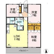 ラーバンハイツの間取り画像