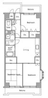アバクス立川の間取り画像