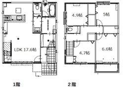 CASA FELIZ M棟の間取り画像