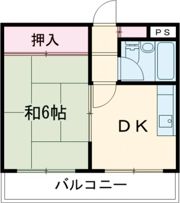 バンドーム大津和の間取り画像