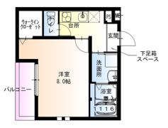 フジパレス湊ノースの間取り画像