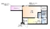 フジパレス湊ノースの間取り画像