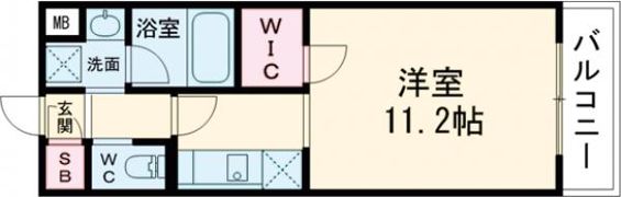 R－4 Court大津京の間取り画像