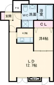 パラシオ御影の間取り画像