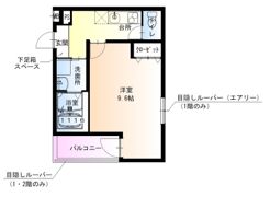フジパレス湊サウスの間取り画像