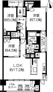 プレミスト仙台本町レジデンスの間取り画像