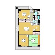 日商岩井鶴見マンションの間取り画像