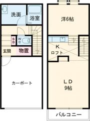 A．M．S8条の間取り画像