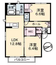 パールハイツI棟の間取り画像