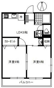 リバストンの間取り画像