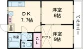 グリーンヒルズⅡの間取り画像