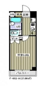 レジディア木場の間取り画像