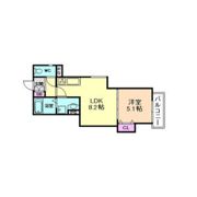 クリエオーレ大蓮東Ⅰの間取り画像