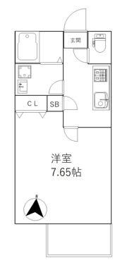 ヒューマンパレス新松戸Ⅹの間取り画像