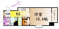 ロイアルアークKOHNOの間取り画像