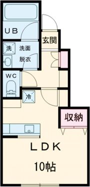 ドゥウェル信濃Bの間取り画像