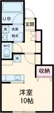 ドゥウェル信濃Bの間取り画像