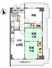エスパシオ神戸の間取り画像