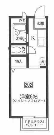 カルム国立の間取り画像