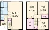 ヴェルジュ荒木C棟の間取り画像