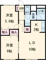 ピュアパレス川原の間取り画像