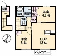 シャーメゾンみやび 南の間取り画像