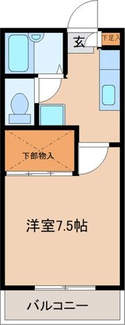 コンフォート東仙台の間取り画像